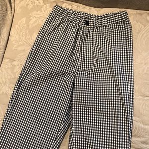 Brandy Melville chequered stretchy pants